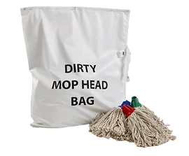 Mop Head Bag - Washable, White