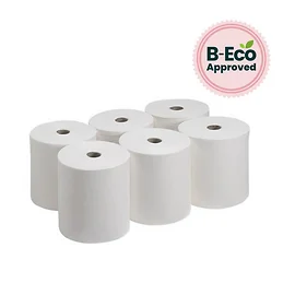 Bay West Ecosoft White Handtowel Roll 20Cmx19
