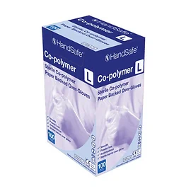 Single Use Gloves - Co Polymer Paper Backed Sterile (Large)