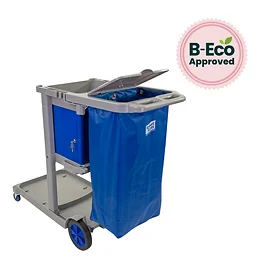Janitor Cart C/W Vinyl Bag