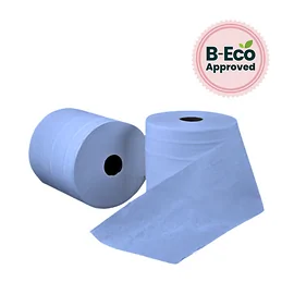 Leonardo Roll Handtowel 2Ply Blue Laminated