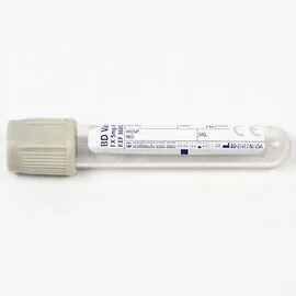 2Ml Blood Collection Vacutainer - Grey