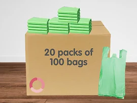 Apple Scented Continence Disposal Bags -