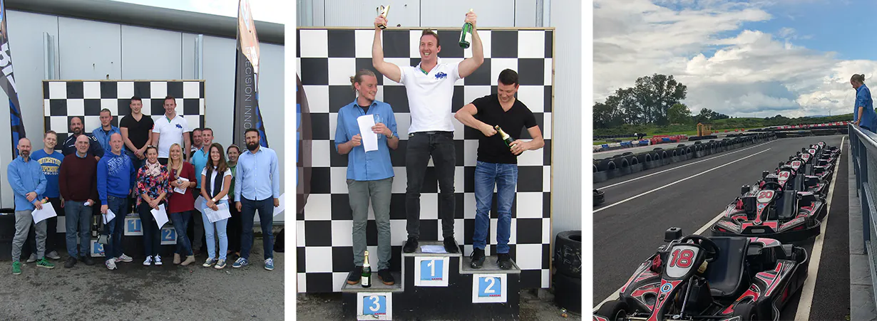 Berwick reward their hard-working, record-breaking, award-winning team with an afternoon of Go-Karting