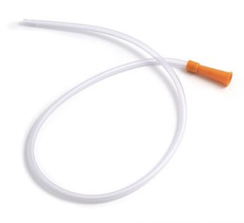 Suction Catheter, Plain Connector, Size 18