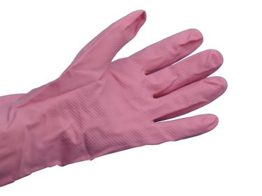 Rubber Glove Large Red