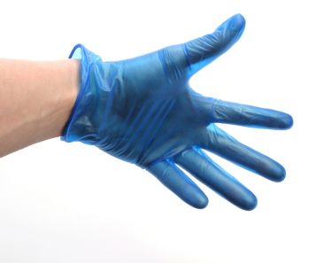 Blue Vinyl Powder Free Glove X-Large